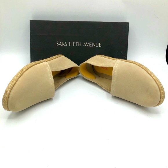 Foot Petals Espadrille Suede Neutral Flat Sz. 7.5 - Picture 5 of 8